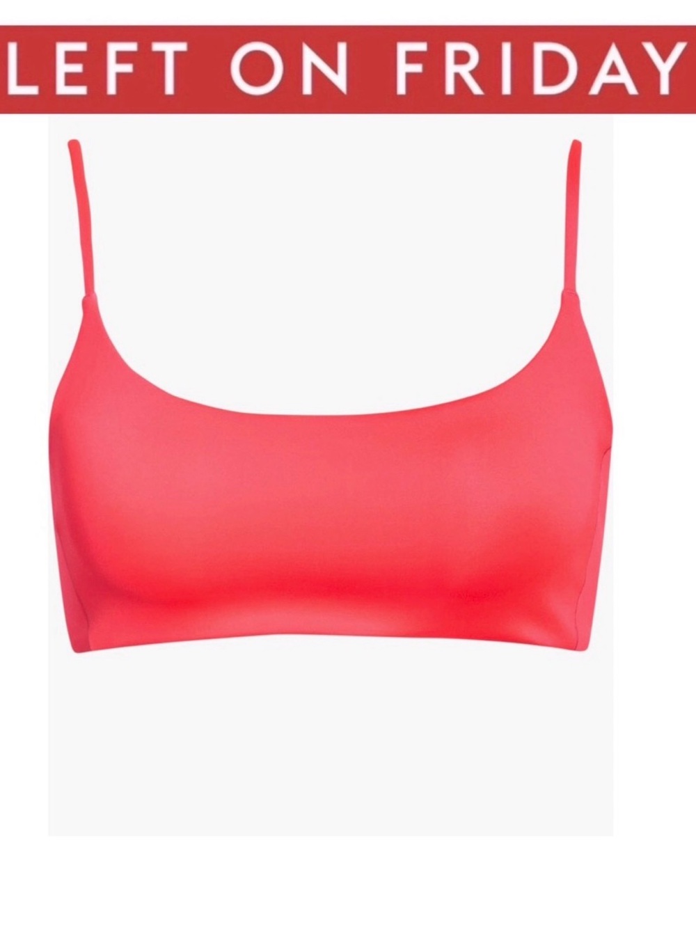 Left On Friday Pool Days Rescue Neon Red Top 110$ NWT